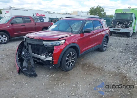 2020 Ford Explorer St из США, поврежденный, VIN 1FM5K8GCXLGA42648